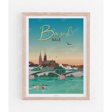 Bâle - La baignade - Poster
