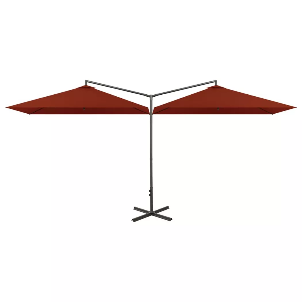 VidaXL - Sonnenschirm, One Size, Braun