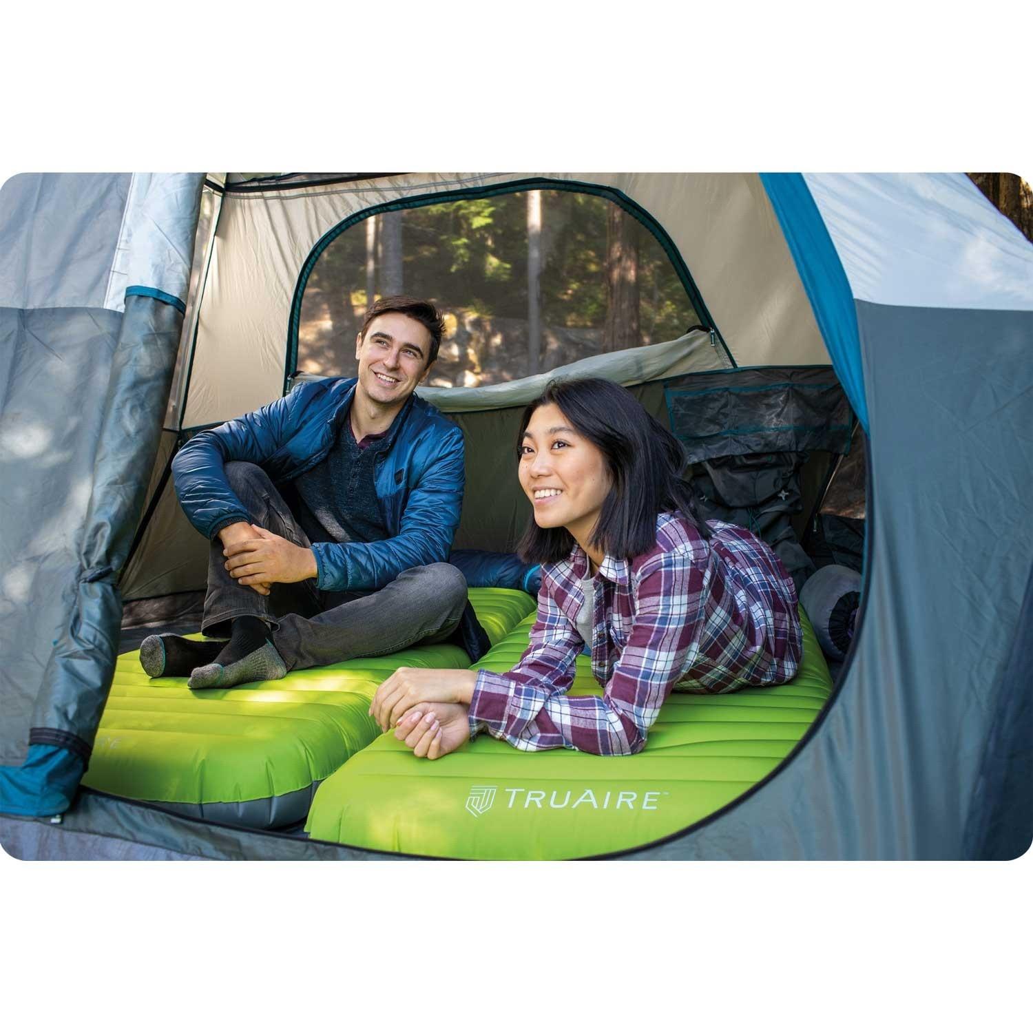 B2X Aufblasbare Matratze 191x76x17 cm mit elektrischer Pumpe  