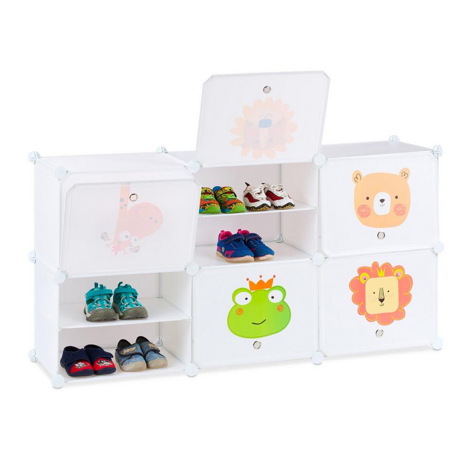 B2X Étagère à chaussures pour enfants à brancher  