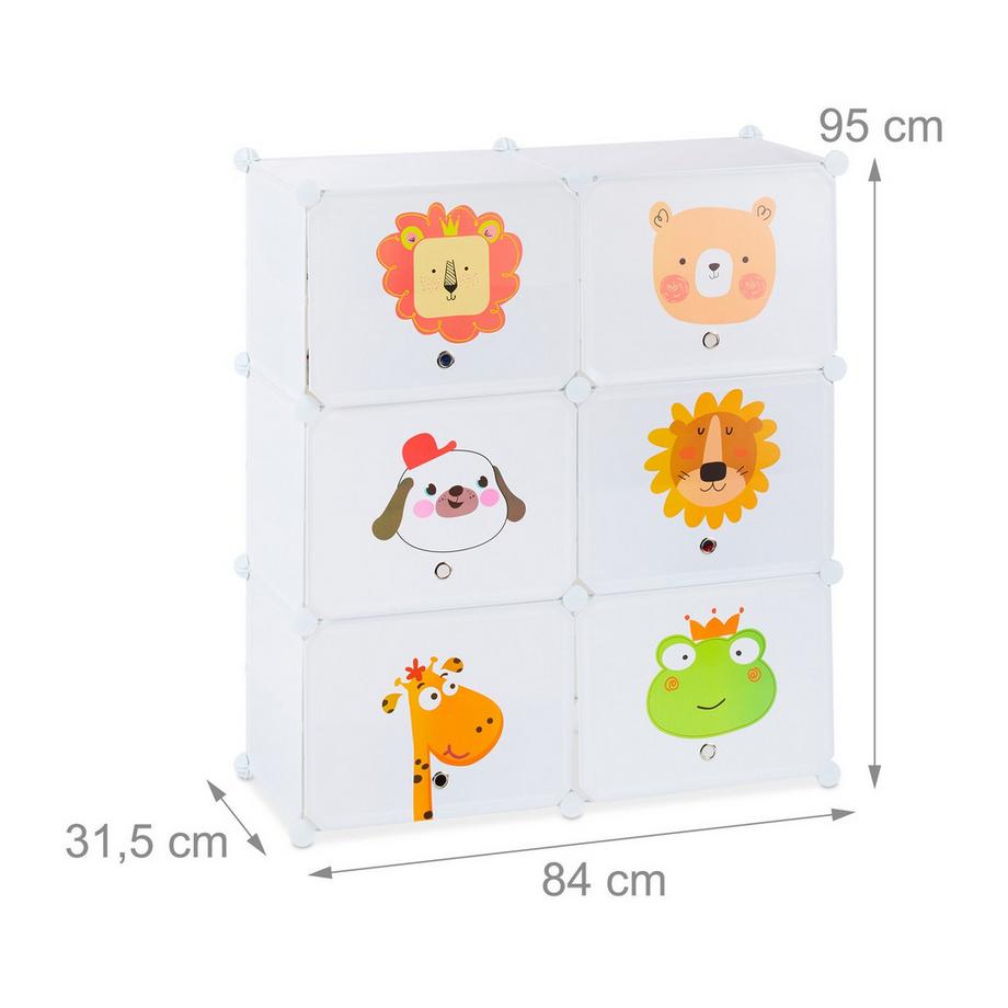 B2X Étagère à chaussures pour enfants à brancher  