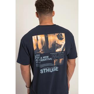 Sthuge  T-shirt oversized STHUGE, manches courtes et imprimé dans le dos - jusqu'au 8 XL 