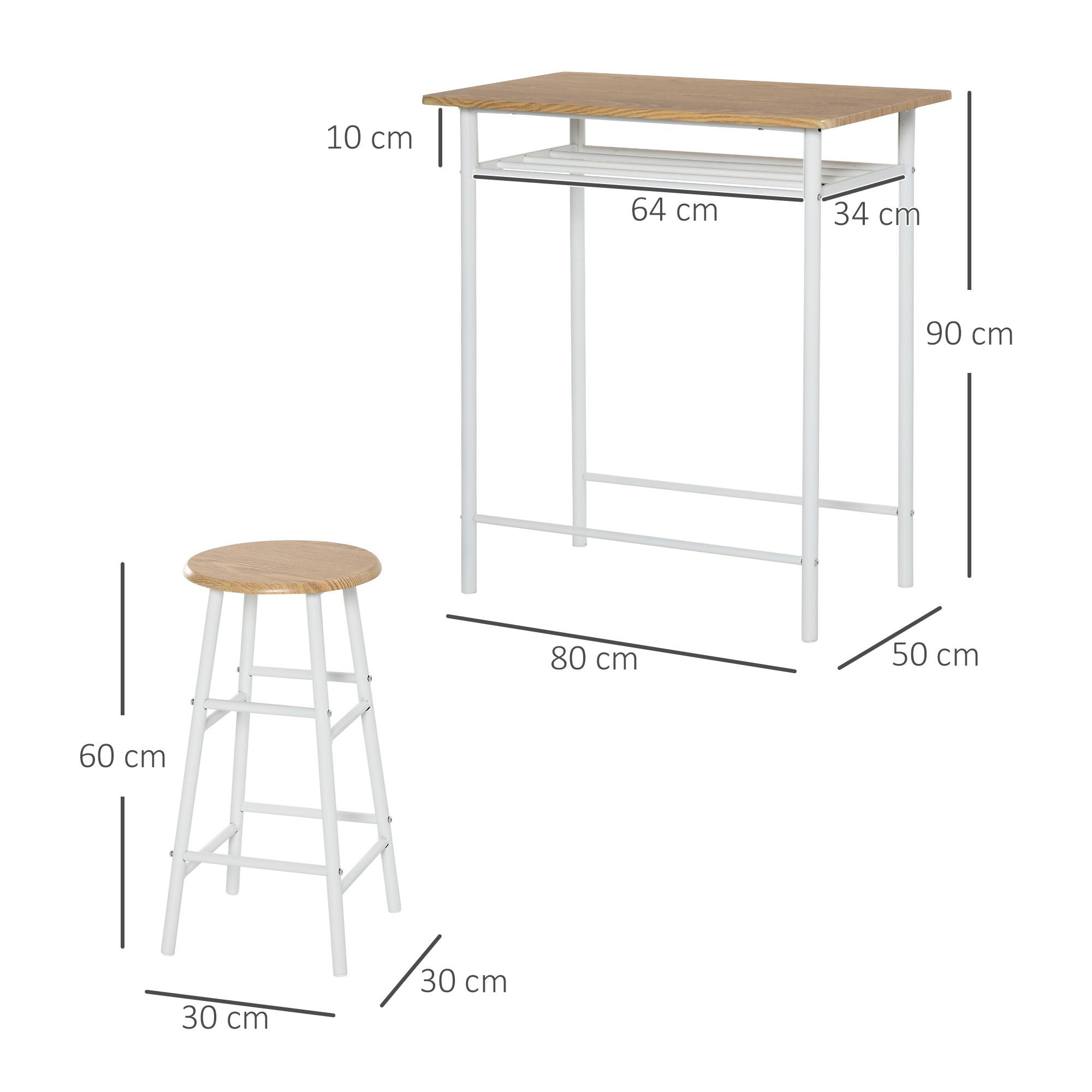 HOMCOM  Bartisch-Set 