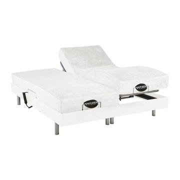 Set da relax con sospensioni memory foam e bambà¹ LYSIS III di NATUREA Motori OKIN 00Bianco