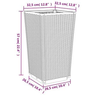 VidaXL Jardinière polypropylène  