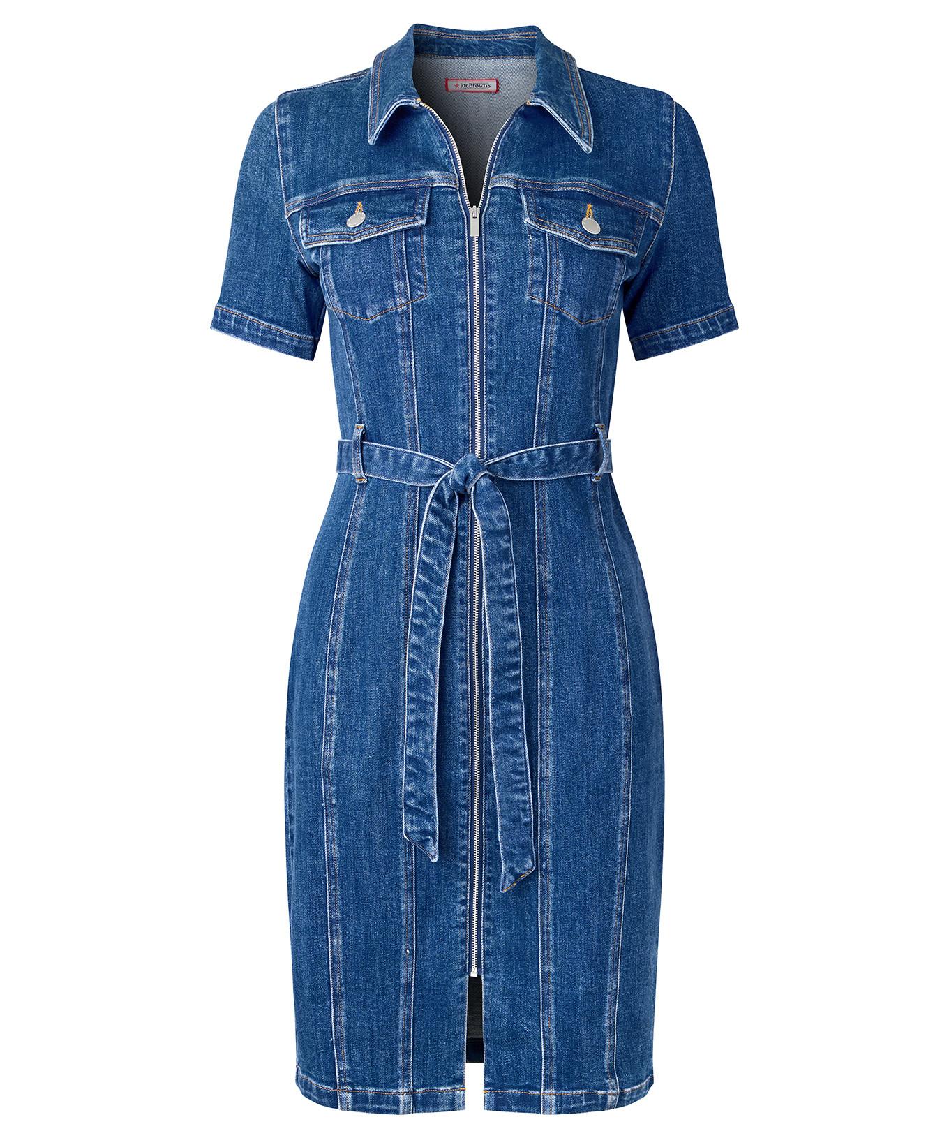 Joe Browns  Vintage Denim-Kleid mit Reißverschluss 