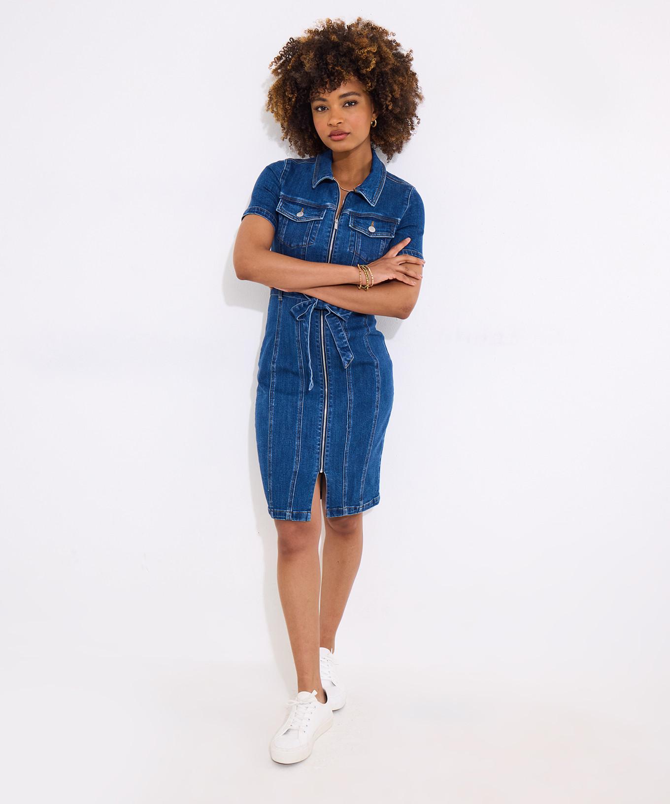 Joe Browns  Vintage Denim-Kleid mit Reißverschluss 