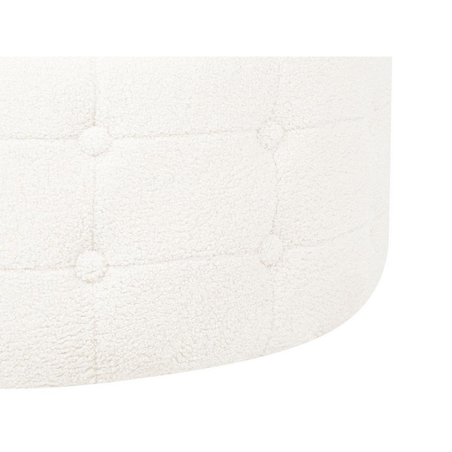 Beliani Pouf en Bouclé Glamour TAMPA  