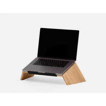 Laptop Stand - Support d'ordinateur portable en bois - en bois massif - chêne