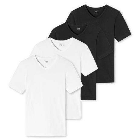 Uncover by Schiesser  4er Pack Basic - Unterhemd  Shirt Kurzarm 