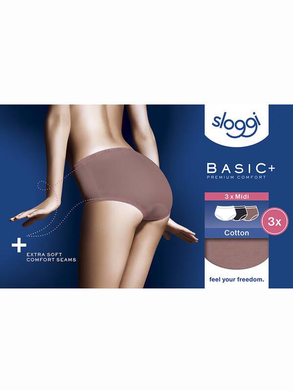 sloggi Basic Midi Slip Confezione da 3  