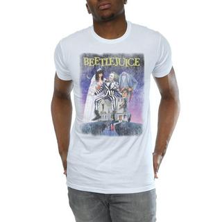 Beetlejuice  Tshirt DISTRESSED POSTER 