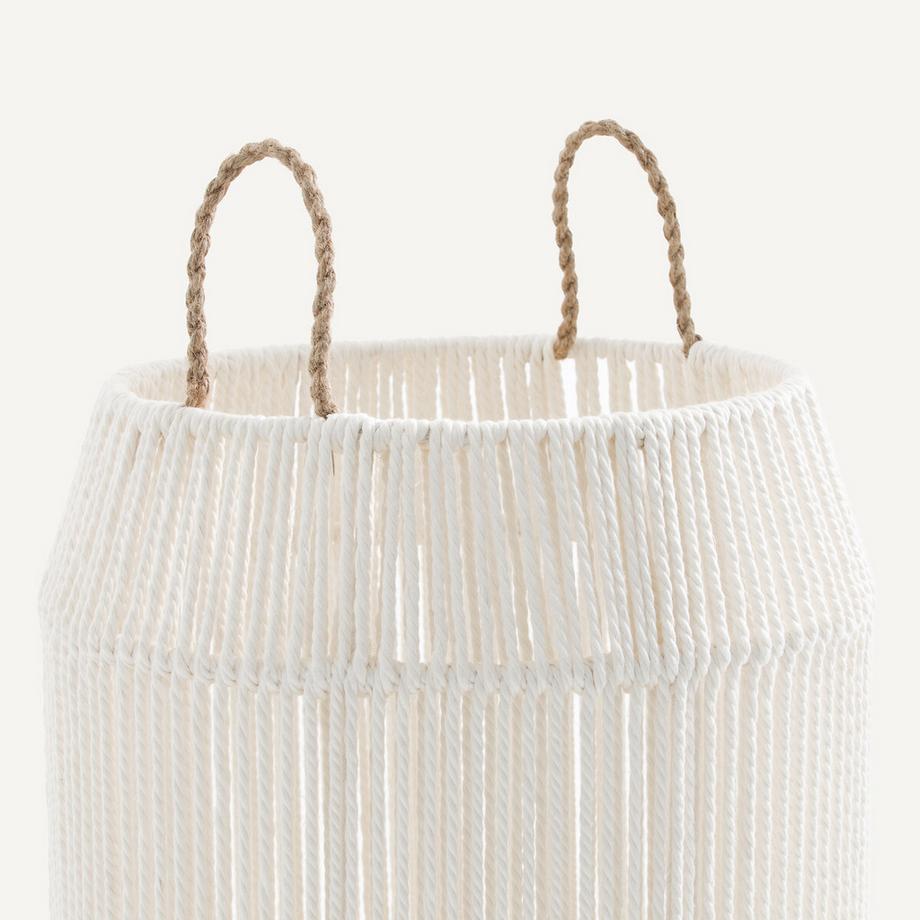 AM.PM Panier rond tissé à la main en coton  