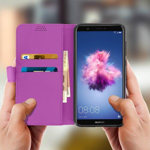 Avizar  Flip Bookcover Huawei P Smart Violett 