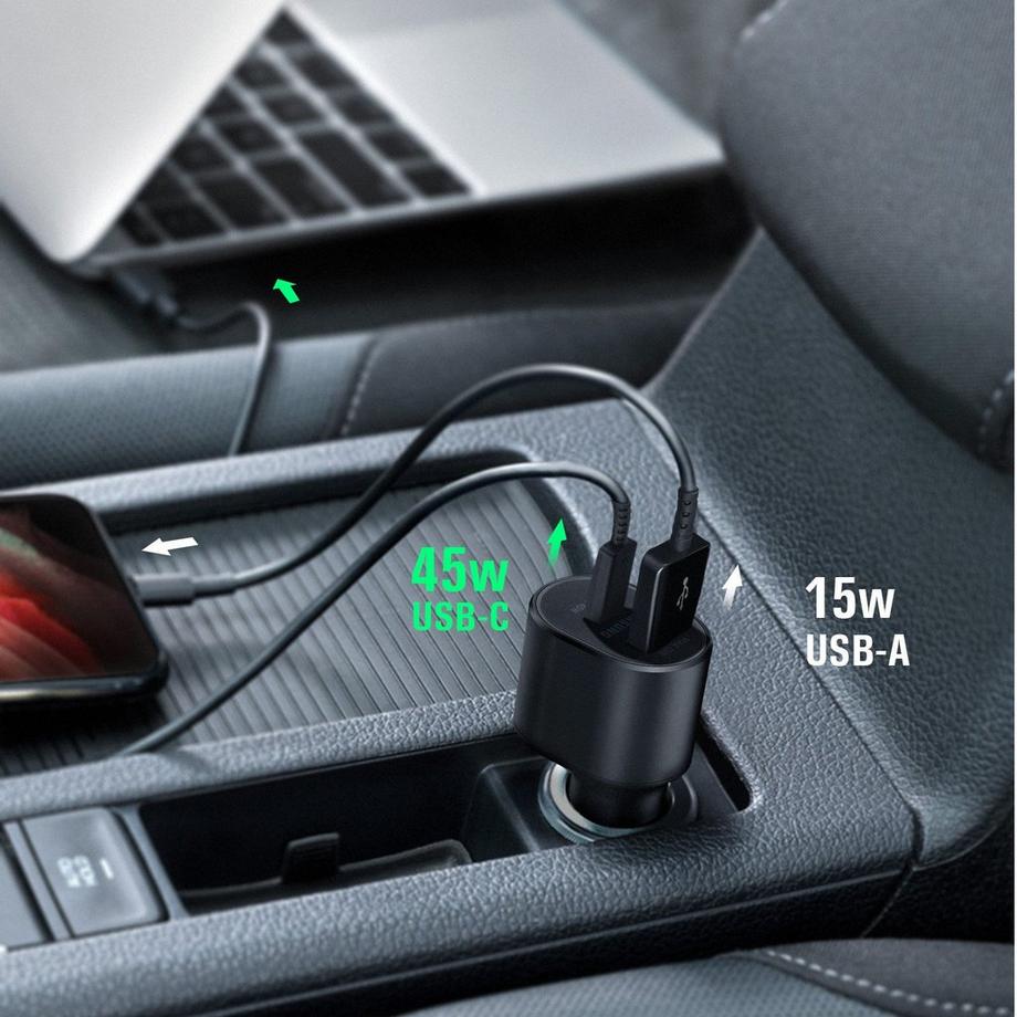 SAMSUNG  Samsung Autoladegerät 60W USB-C + USB 