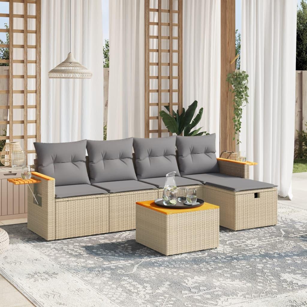 VidaXL Garten sofagarnitur poly-rattan  