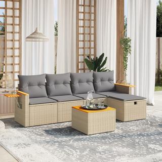 VidaXL Garten sofagarnitur poly-rattan  