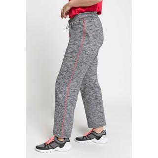 Ulla Popken  Pantaloni da jogging ad asciugatura rapida con cintura elastica e tasca con zip 