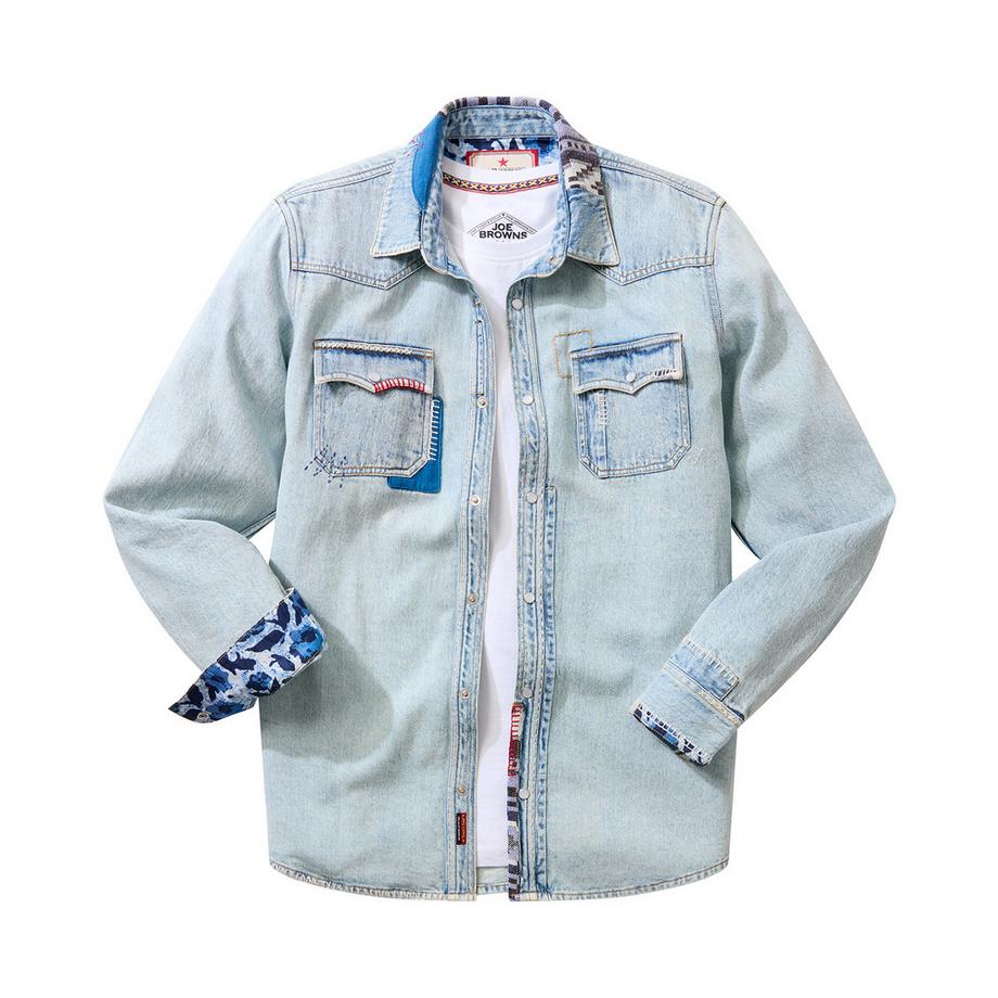 Joe Browns Chemise en denim personnalisée d’inspiration western  