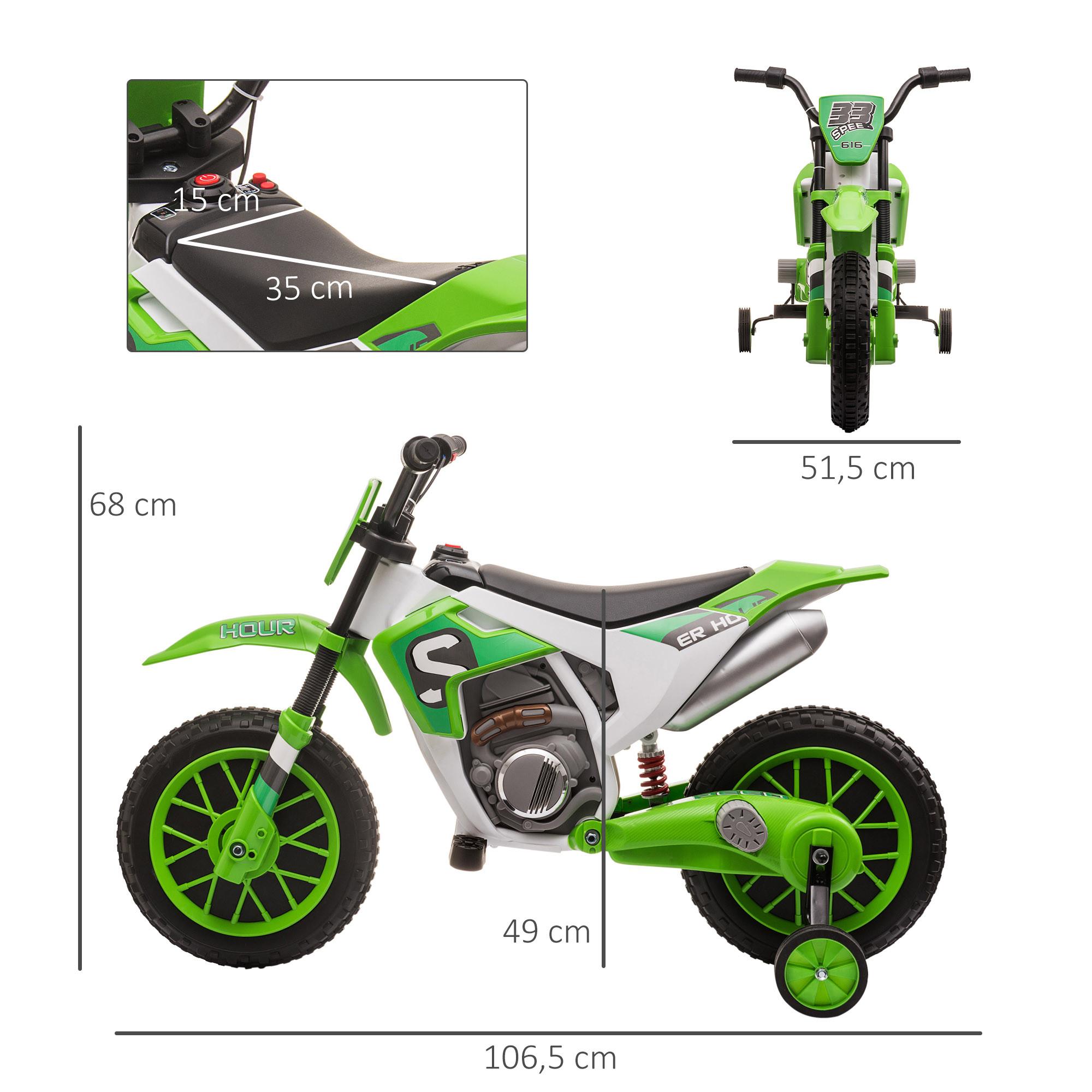 HOMCOM  Moto électrique pour enfants 