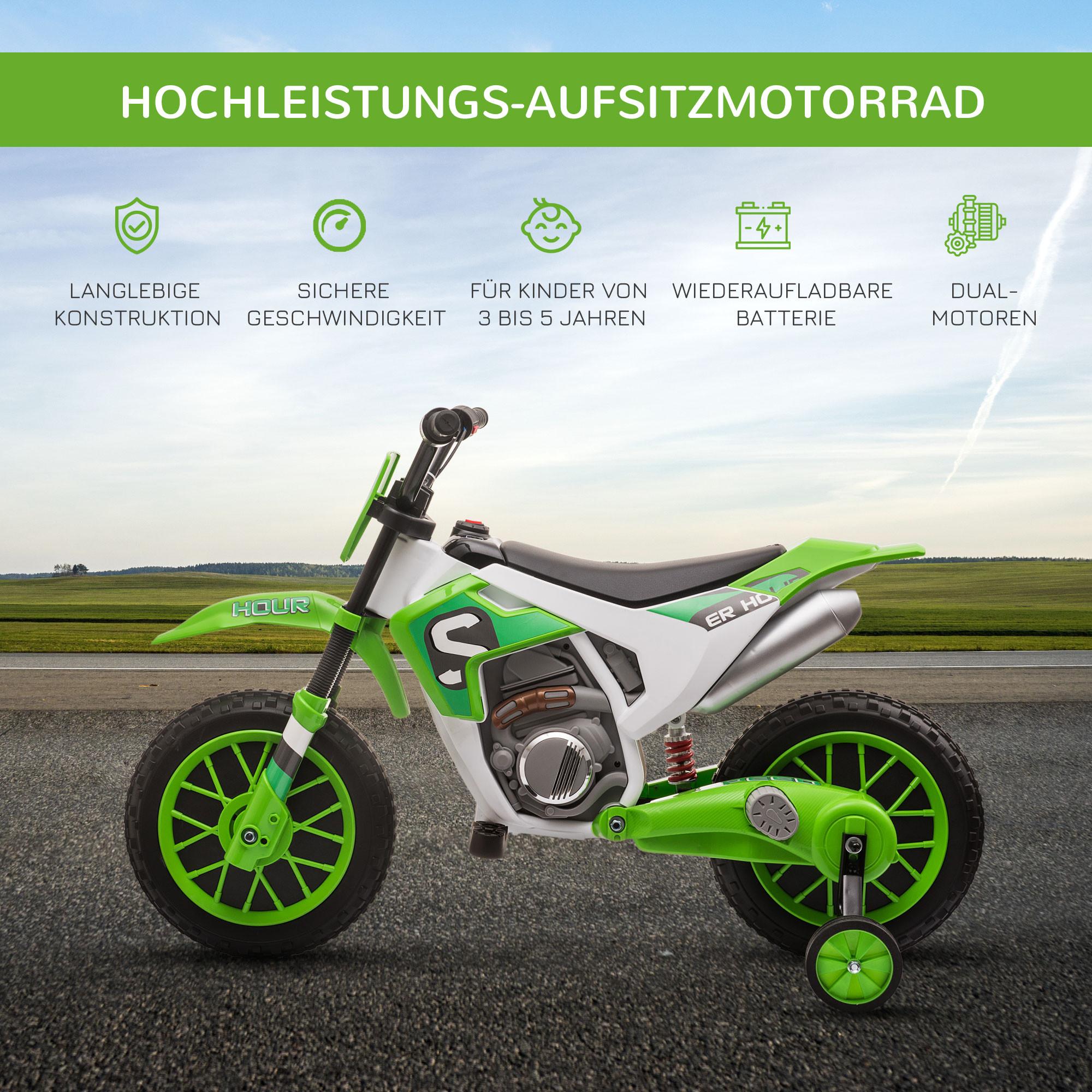 HOMCOM  Moto électrique pour enfants 