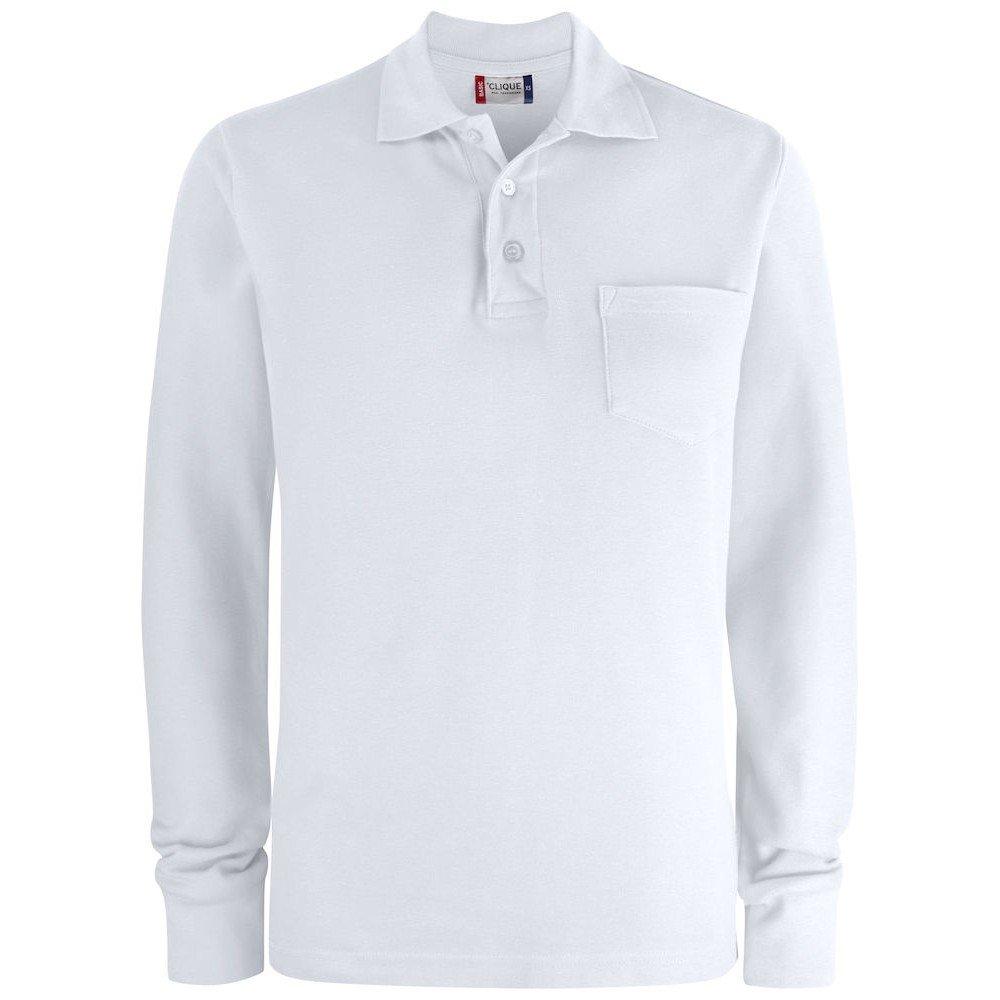 Clique Langarm Poloshirt  