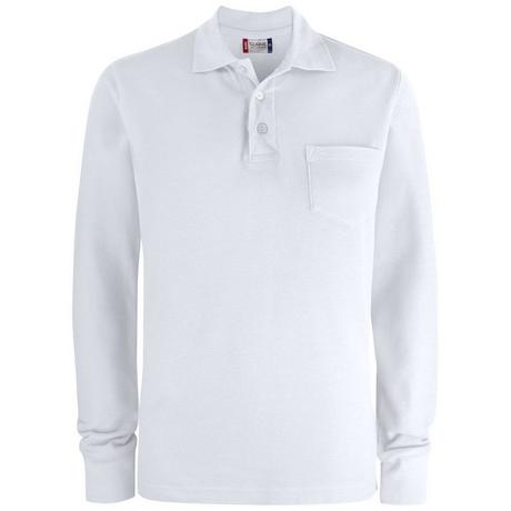Clique Langarm Poloshirt  