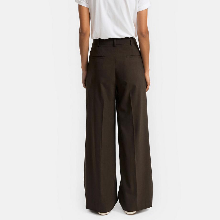 La Redoute Collections Pantaloni larghi con piega stirata  