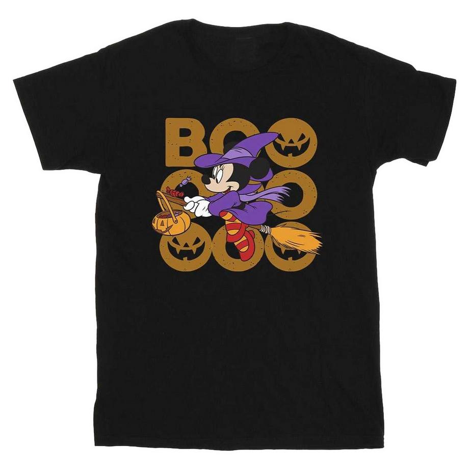Tshirt motif Minnie Mouse motiftyle Sorcière BOO