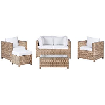 Ensemble de salon avec table en Polyrotin Scandinave MILANO