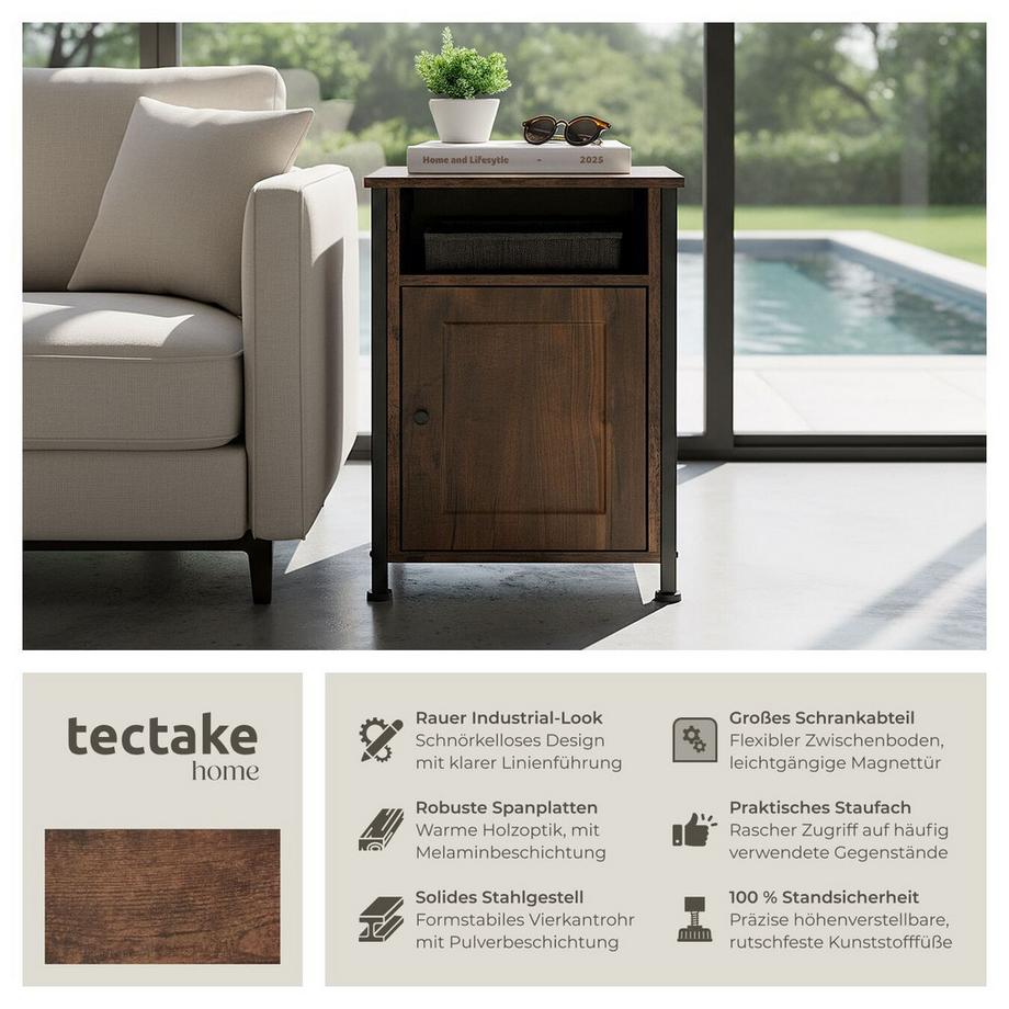 Tectake Nachttisch Blackburn  