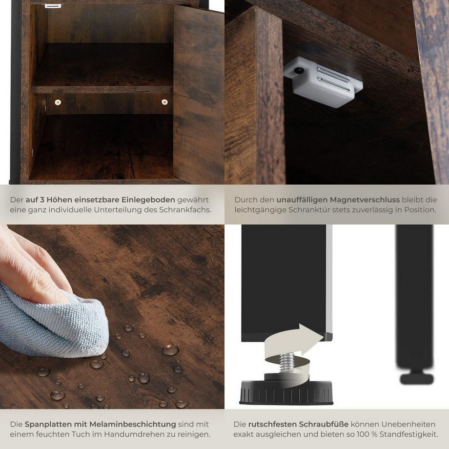 Tectake Nachttisch Blackburn  