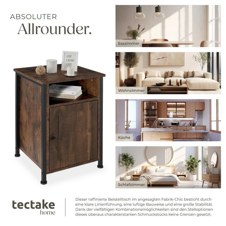 Tectake Nachttisch Blackburn  