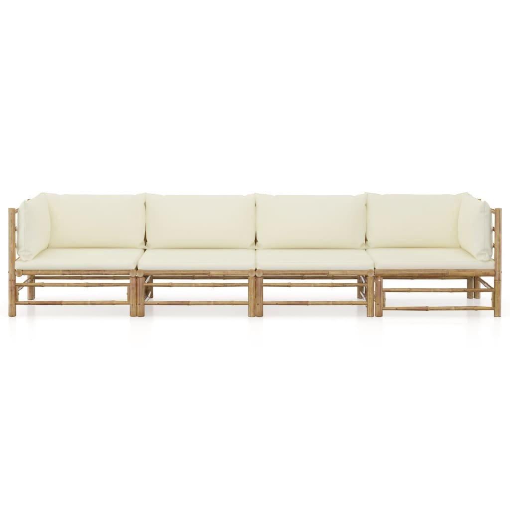 VidaXL Garten-lounge-set bambus  