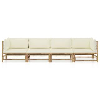 VidaXL Garten-lounge-set bambus  