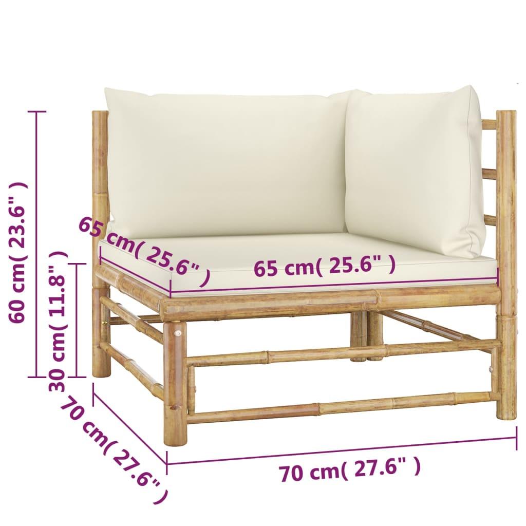 VidaXL Garten-lounge-set bambus  