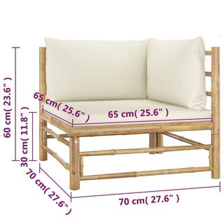 VidaXL Garten-lounge-set bambus  