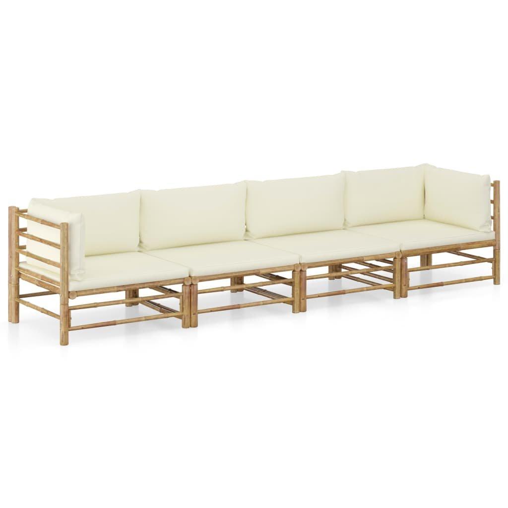 VidaXL Garten-lounge-set bambus  