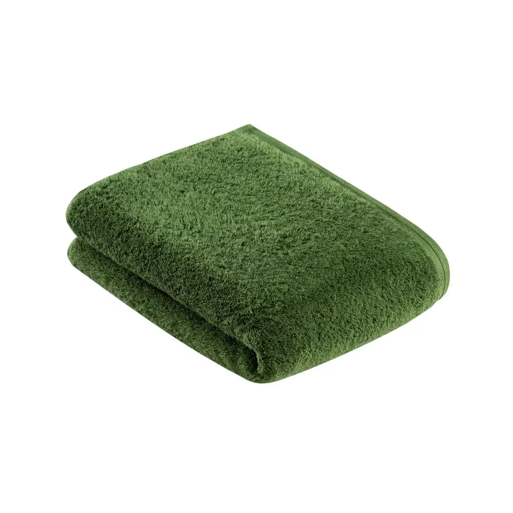 VOSSEN - Vegan Life Serviette de douche, 67x140 cm, Vert Imprimé