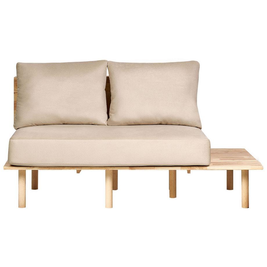 Beliani Canapé 2 places en Tissu Scandinave SALO  