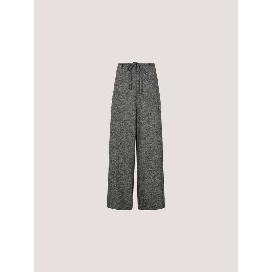 APRICOT Pantalon à jambes larges à motif chevrons  