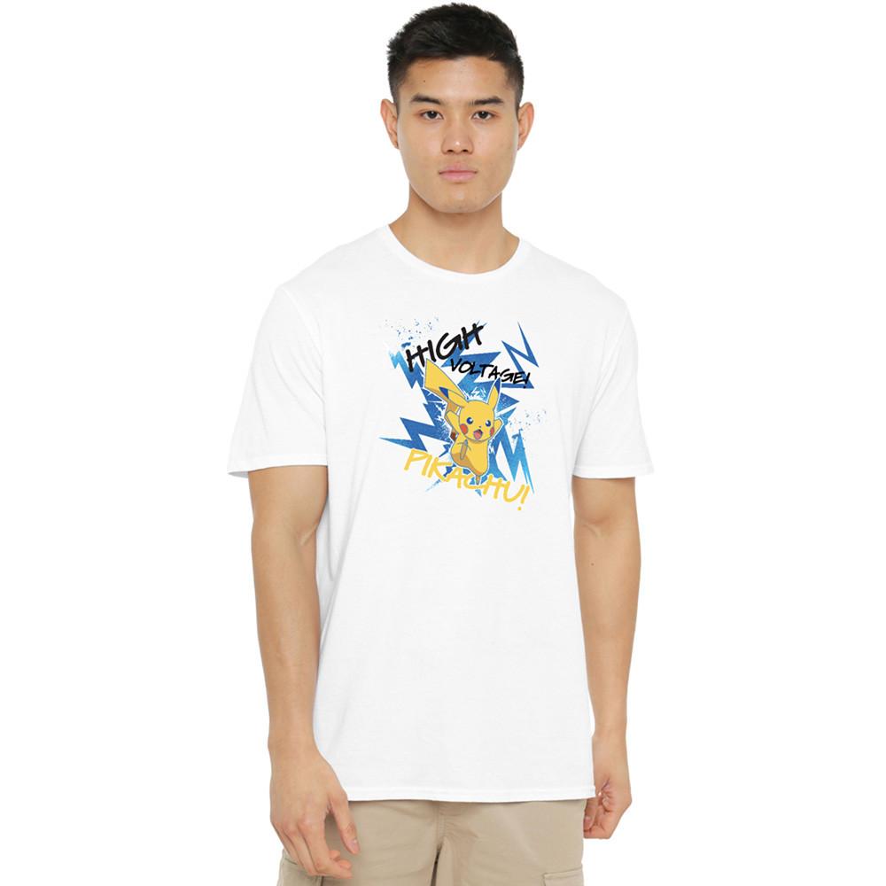 Pokémon Pikachu High Voltage Grafikdruck T-Shirt  
