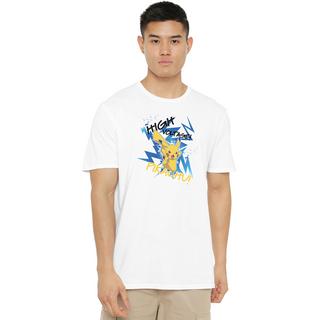 Pokémon Pikachu High Voltage Grafikdruck T-Shirt  
