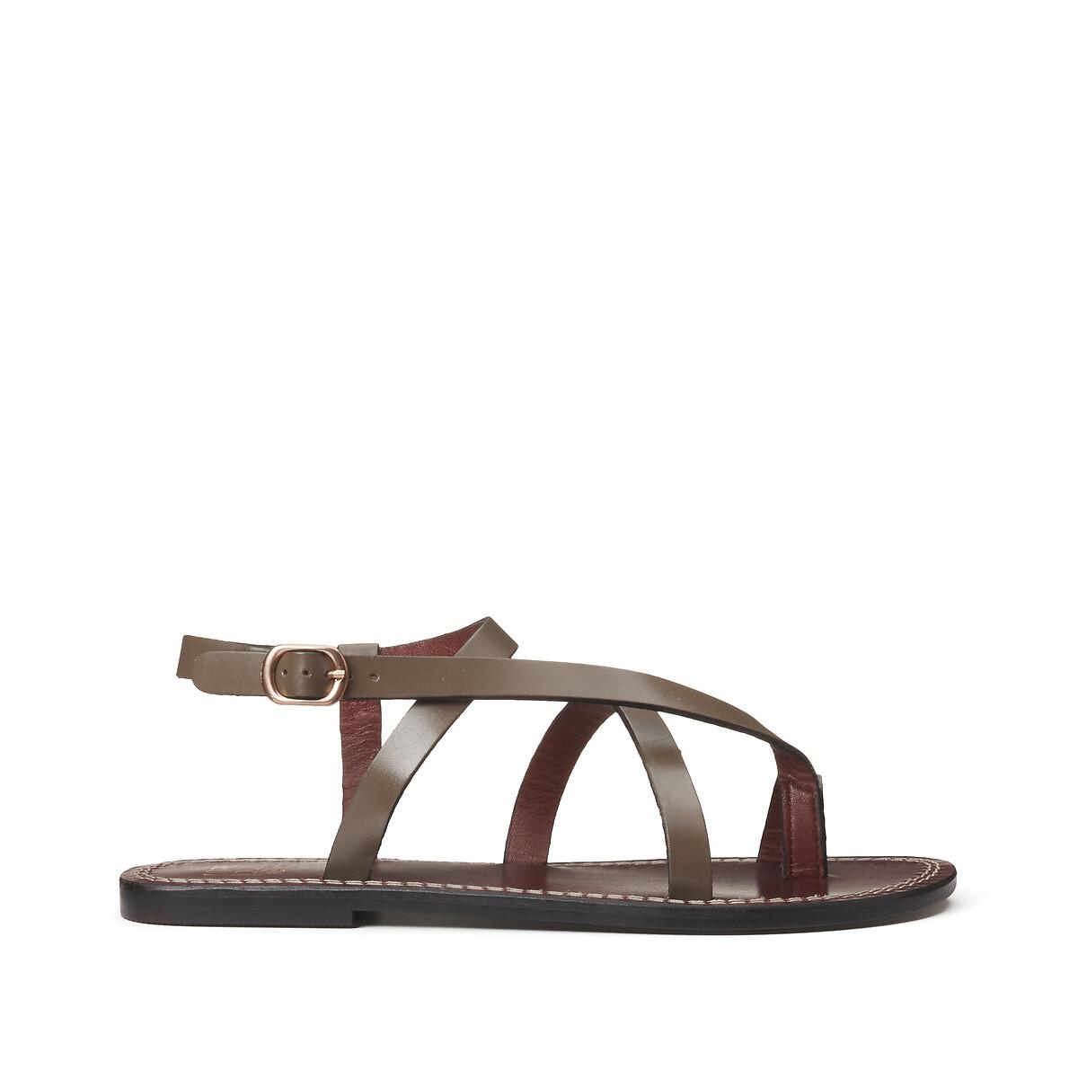 La Redoute Collections  Signature-Zehensandalen aus Leder 