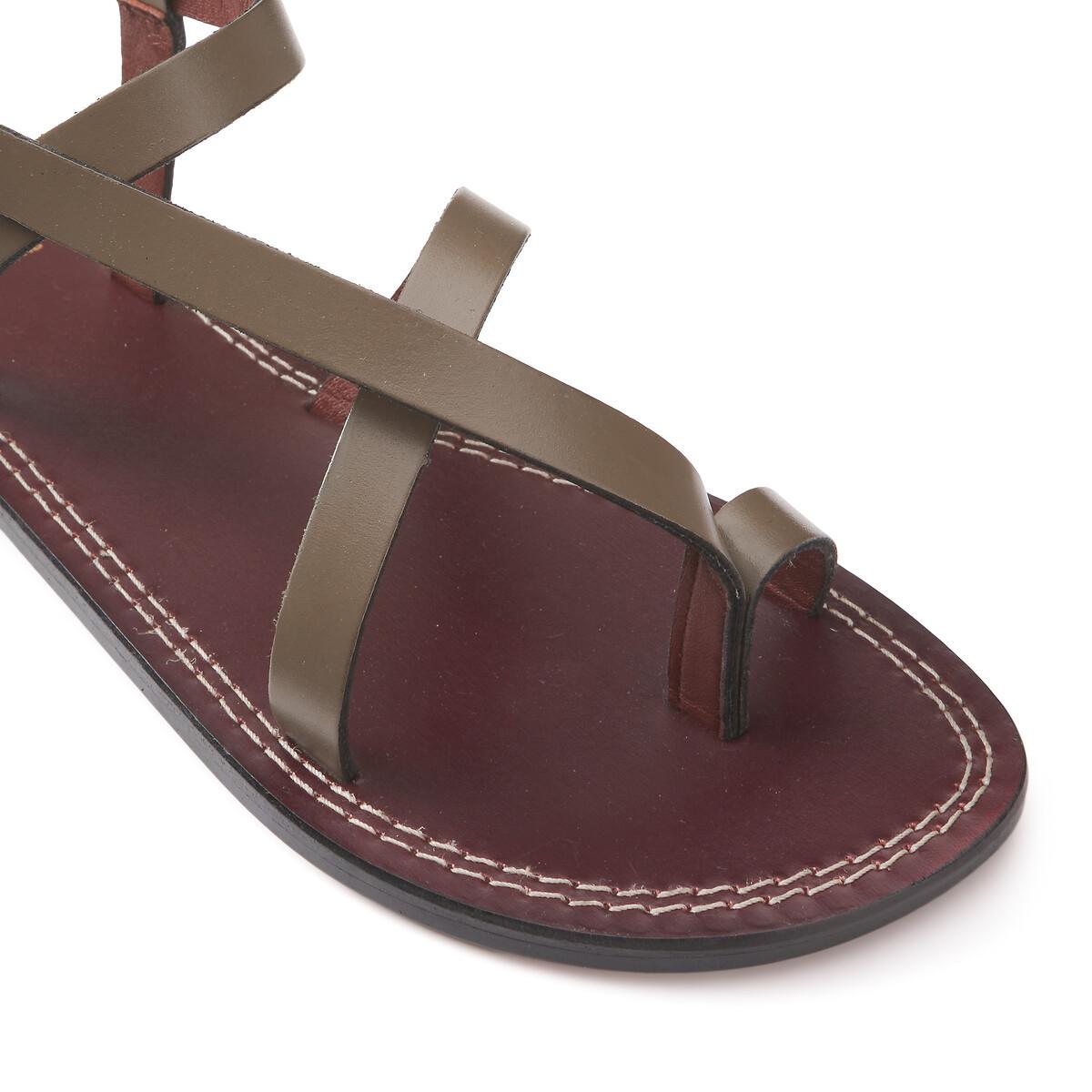 La Redoute Collections  Signature-Zehensandalen aus Leder 