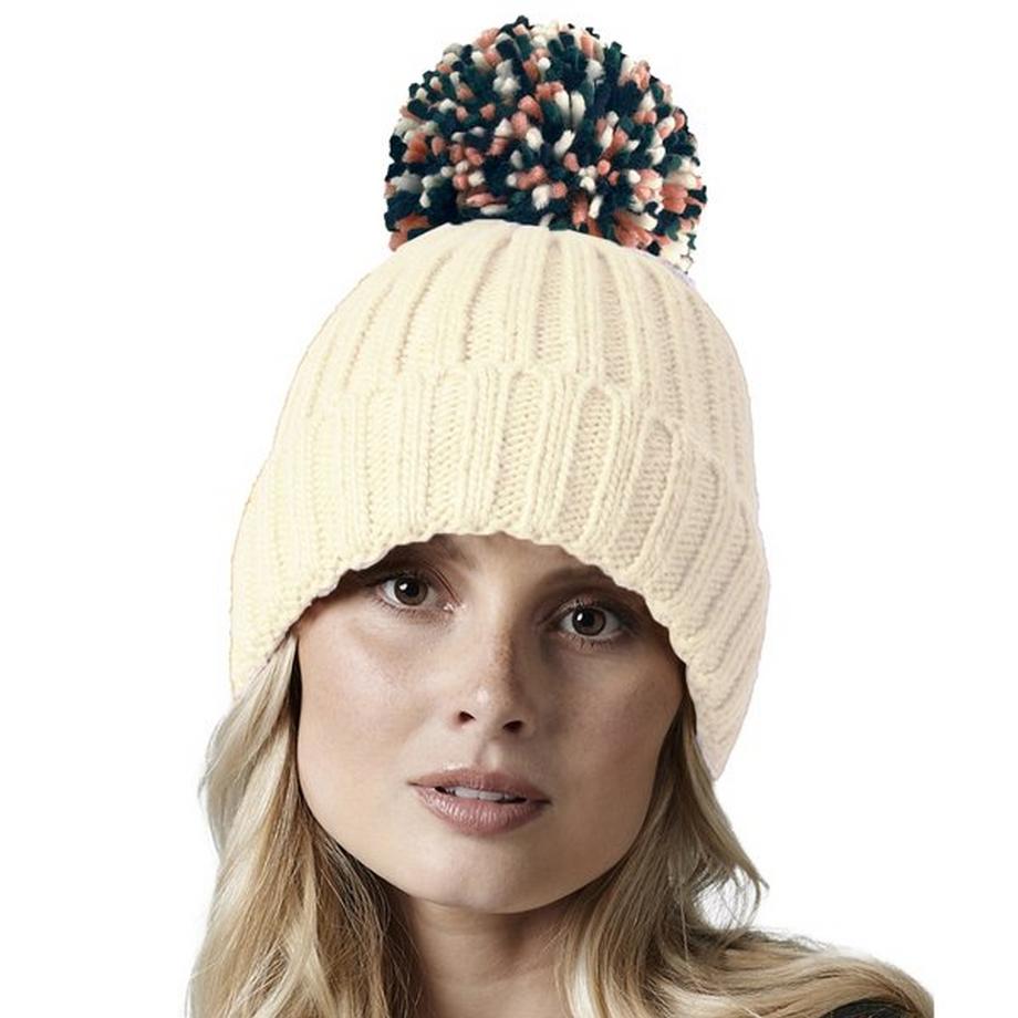 Beechfield Bonnet Hygge avec Pompon  