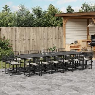 VidaXL Garten essgruppe poly-rattan  