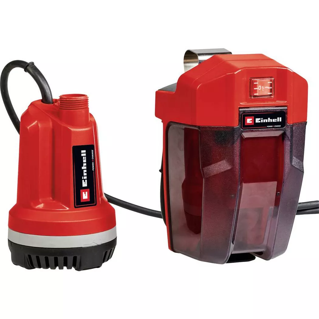 Einhell - Power X-Change Akku-Klarwasserpumpe GE-PP 18 RB Li - Solo, Multicolor
