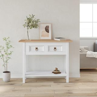 VidaXL Table console bois de pin  