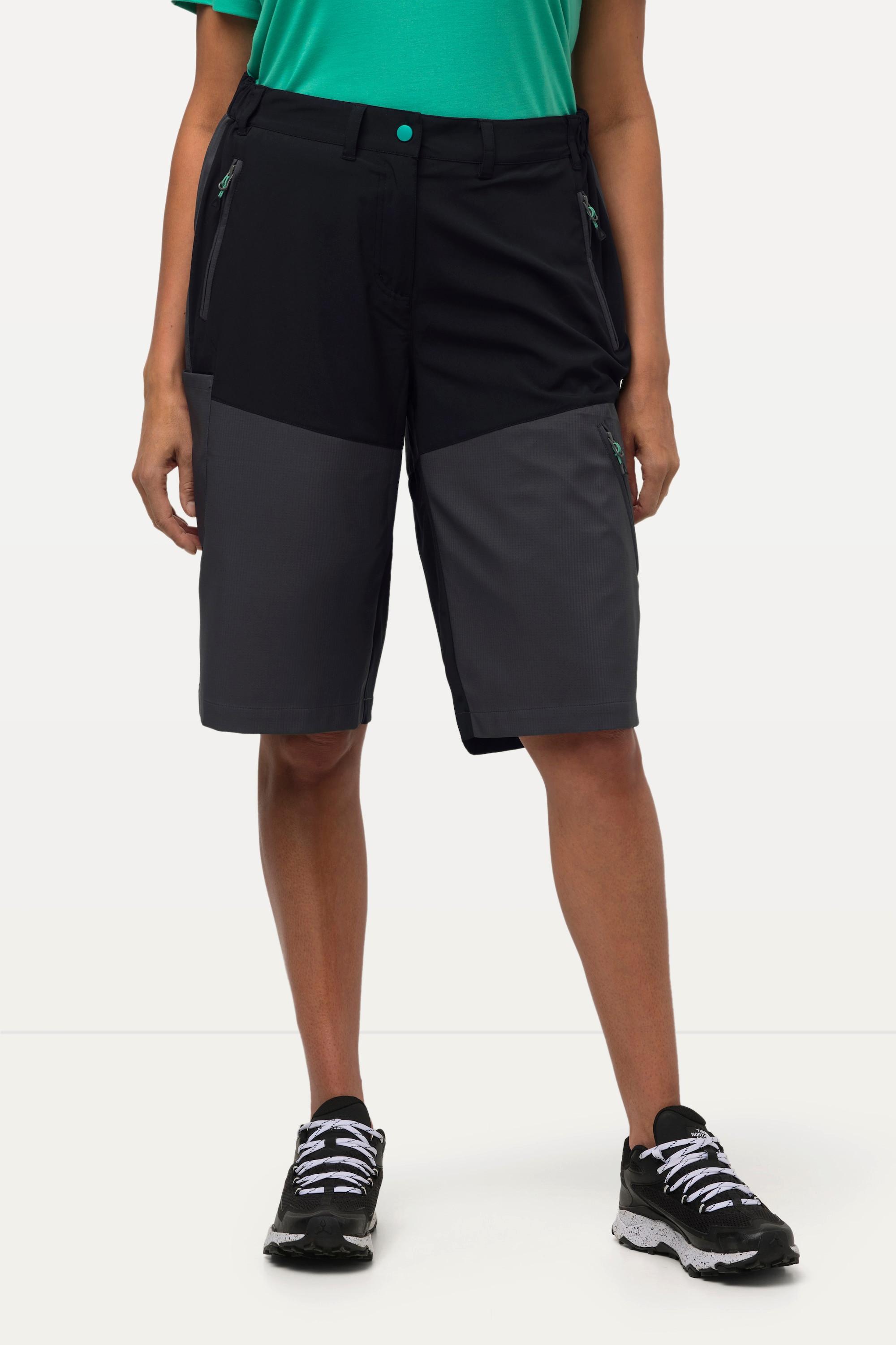 Ulla Popken  Short de marche nordique, imperméable, poches zippées 